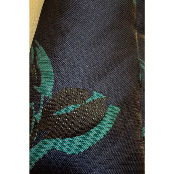 Vince Camuto teal and navy floral Dress - Picture 3 of 6